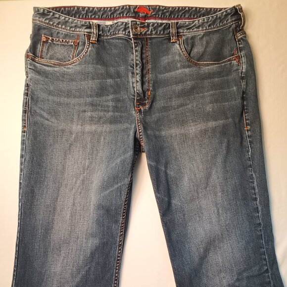 Mens Tommy Banana Jeans Size 40x34 Sand Drifter Straight Leg Medium Wash - Picture 2 of 11